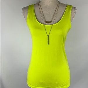 Ann Taylor layering tank with satin like trim